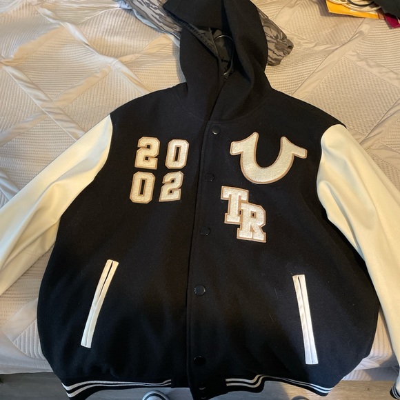True Religion varsity jacket